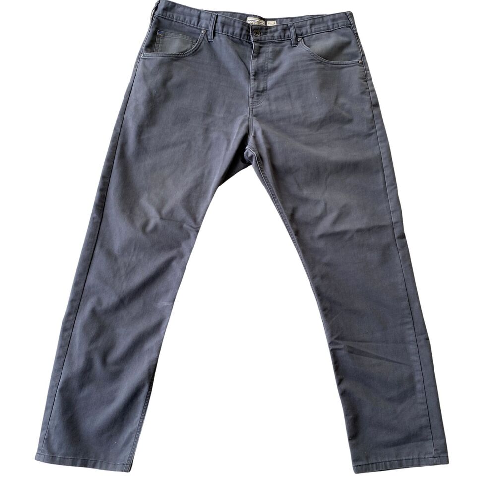 Patagonia Men's Gray Performance Twill Straight Leg Pants 38 X 32, gorpcore